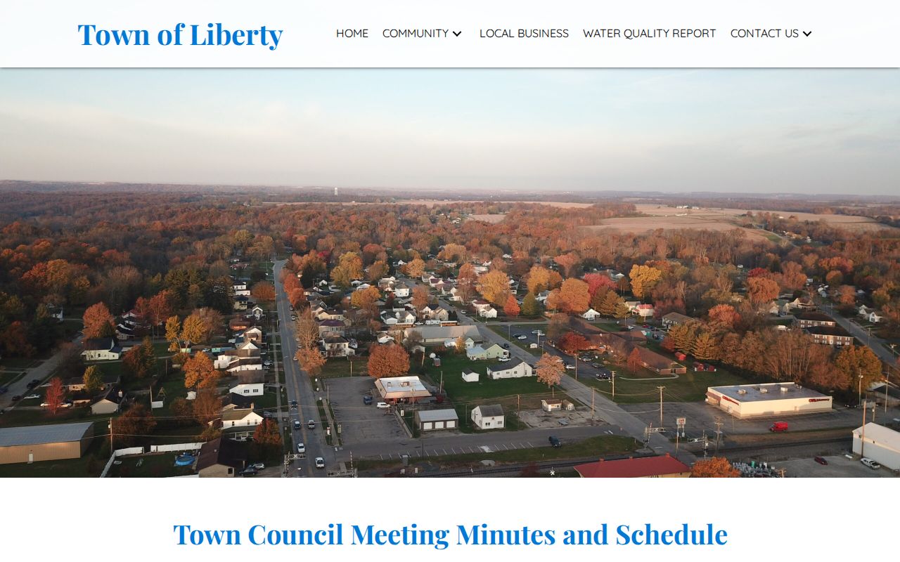Official local council meetings page